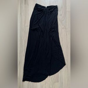 Free People Black Maxi Skirt